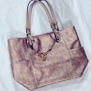 Michael Kors Rose Gold Shoulder Bag